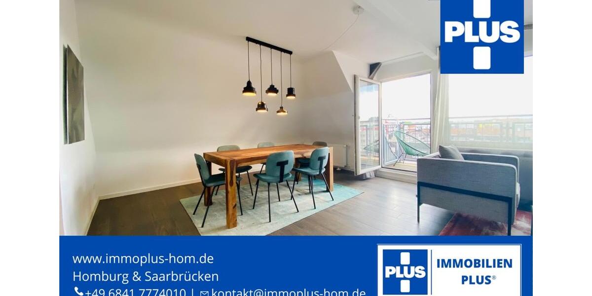 Dachgeschoßwohnung Homburg - 2 Zimmer, 65 m&sup2;, 890&euro; | Angebot:24640496