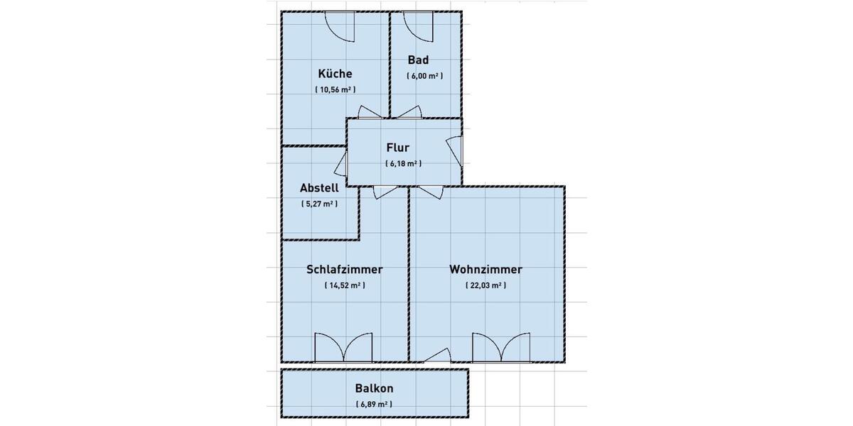 Dachgeschoßwohnung Völklingen - 3 Zimmer, 72 m&sup2;, 500&euro; | Angebot:24704339