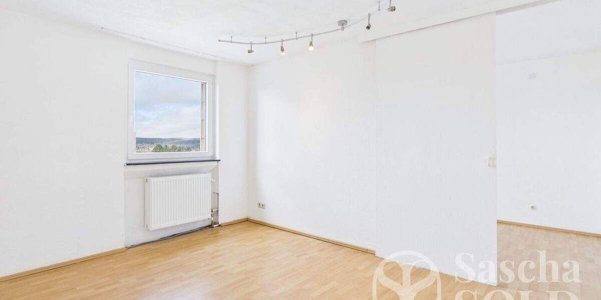 Helle 4ZKB Wohnung mit Weitblick - Südwest-Loggia und Garage - in Dudweiler - Etagenwohnung Saarbrücken Dudweiler | Angebot:25289682