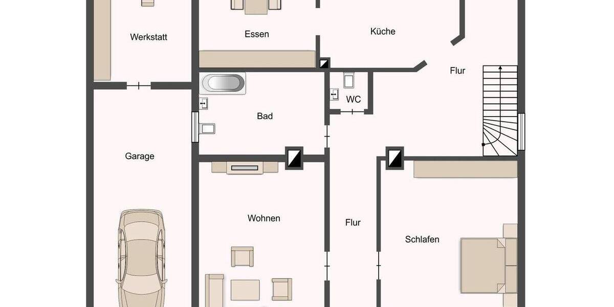 Einfamilienhaus Großrosseln - 4 Zimmer, 149 m&sup2;, 139.000&euro; | Angebot:25684599
