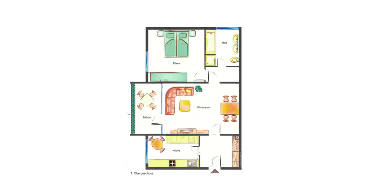 Etagenwohnung Riegelsberg - 2 Zimmer, 62 m&sup2;, 153.000&euro; | Angebot:25174012