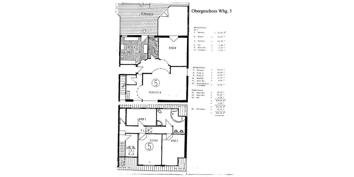 Etagenwohnung Saarbrücken Brebach-Fechingen - 8 Zimmer, 285 m&sup2;, 375.000&euro; | Angebot:26050619