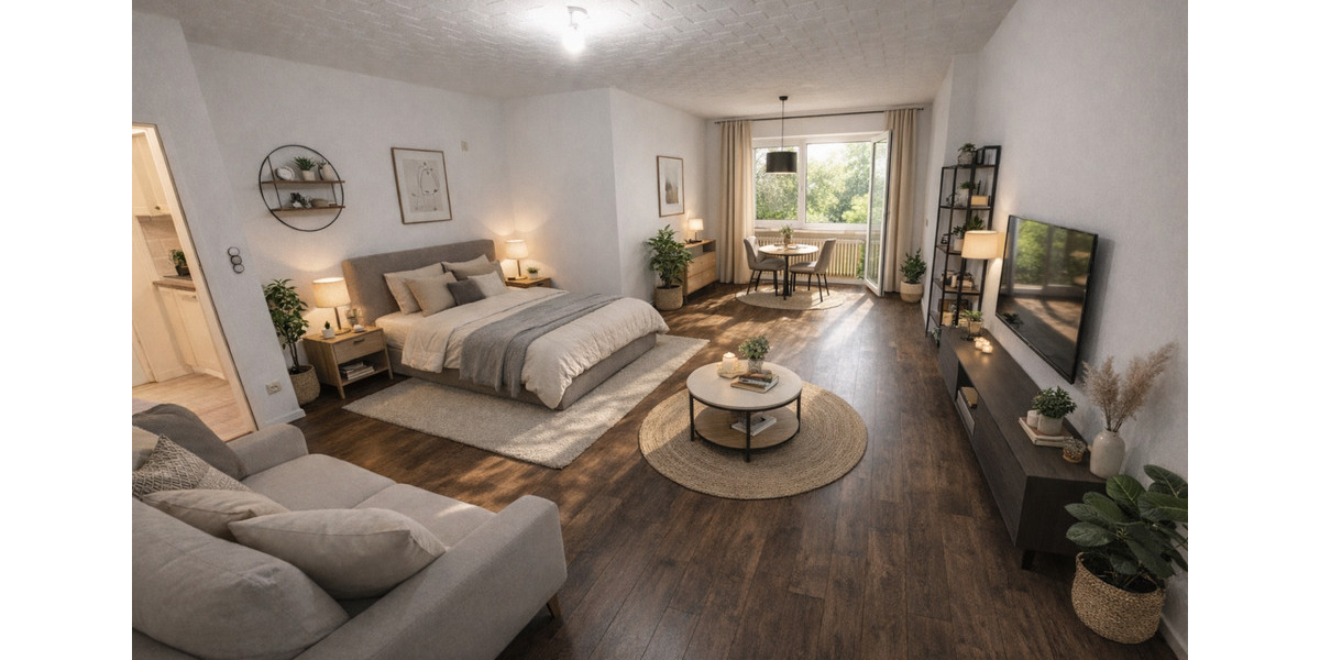 Etagenwohnung Merchweiler - 1 Zimmer, 37 m&sup2;, 350&euro; | Angebot:25058138