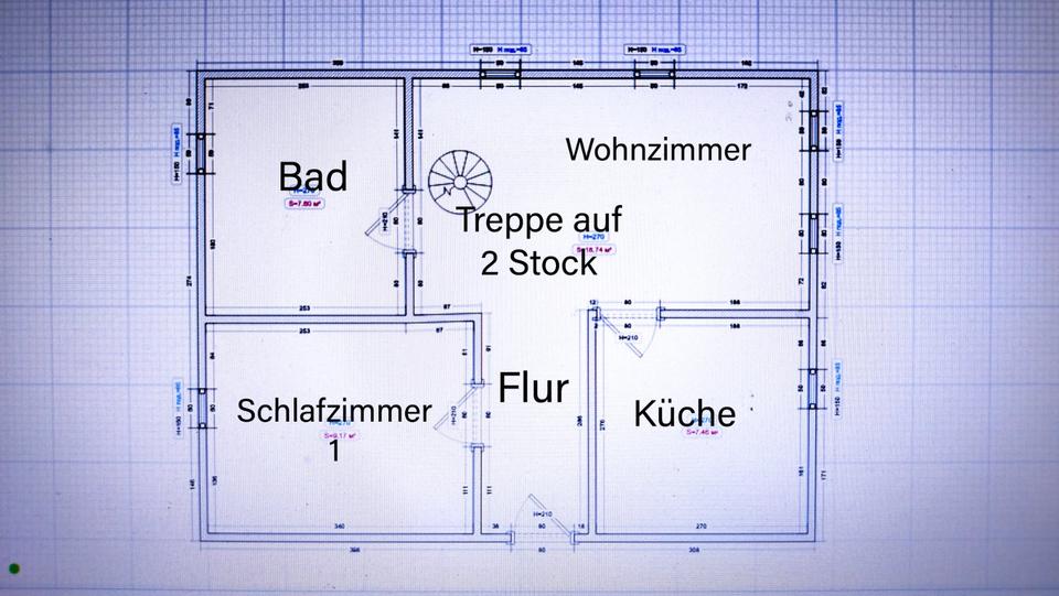 Dachgeschoßwohnung Zweibrücken - 3 Zimmer, 68 m&sup2;, 700&euro; | Angebot:24806707