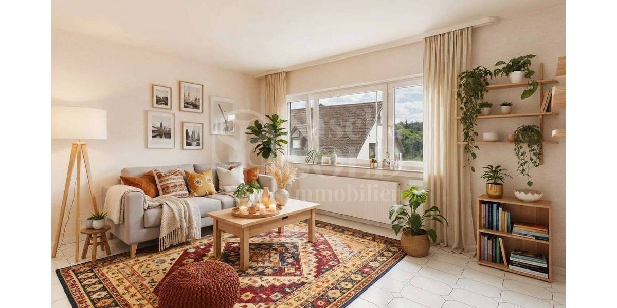 Helle und gut geschnittene 4-ZKB-Wohnung in St. Ingbert mit Balkon, Garage & großem Kellerraum - Etagenwohnung Sankt Ingbert Hassel | Angebot:26018615