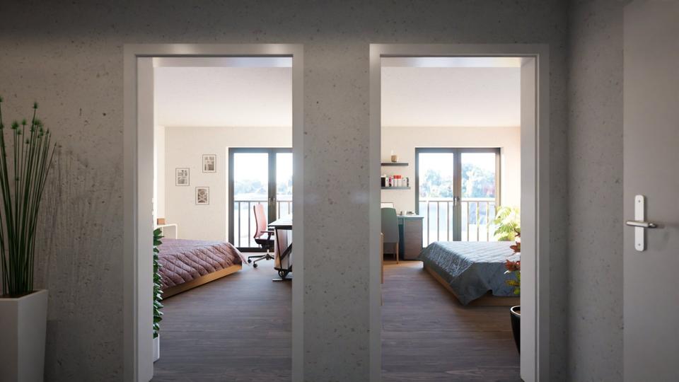 Etagenwohnung Saarbrücken West - 1 Zimmer, 22 m&sup2;, 400&euro; | Angebot:22090104