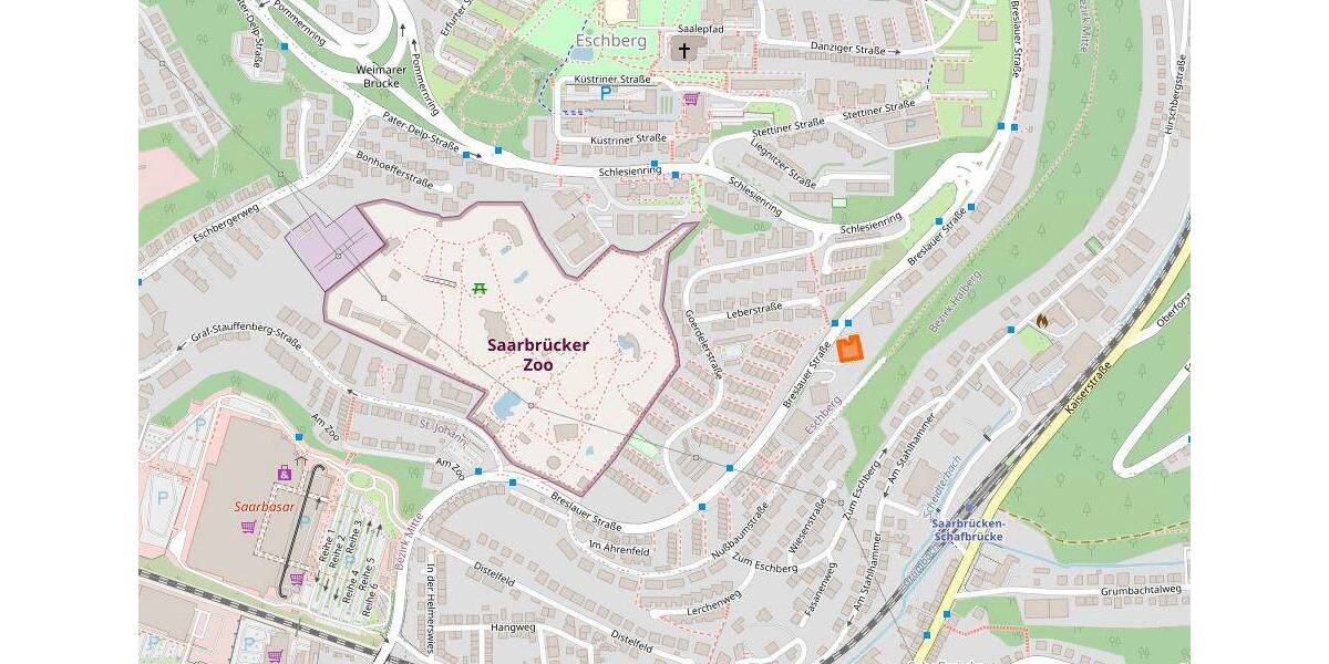 Etagenwohnung Saarbrücken Eschberg - 3 Zimmer, 84 m&sup2;, 179.000&euro; | Angebot:25996978