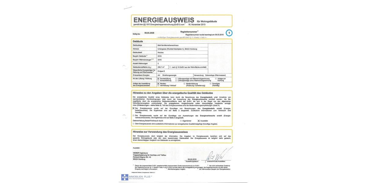 Etagenwohnung Homburg - 2 Zimmer, 60 m&sup2;, 690&euro; | Angebot:25891967