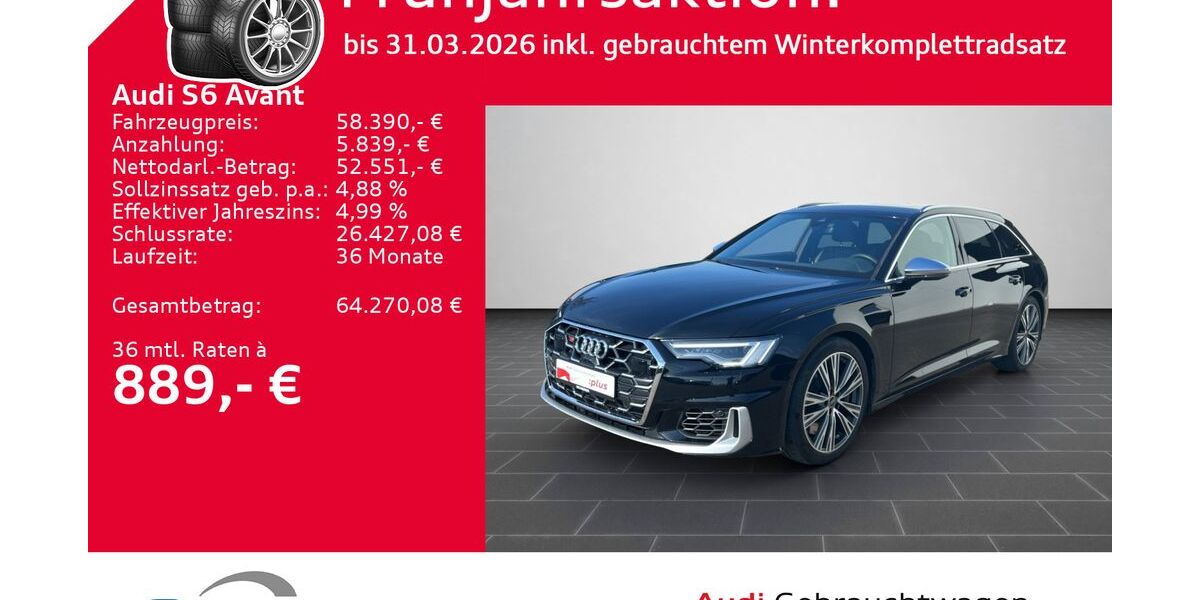 Audi S6 11.064 km 58.390 &euro; Saarbrücken 66115