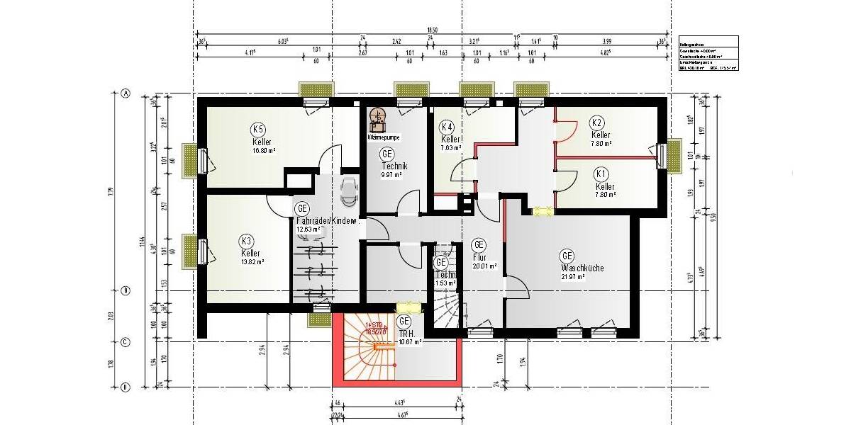 Etagenwohnung Saarbrücken Alt-Saarbrücken - 2 Zimmer, 62 m&sup2;, 290.000&euro; | Angebot:26472736