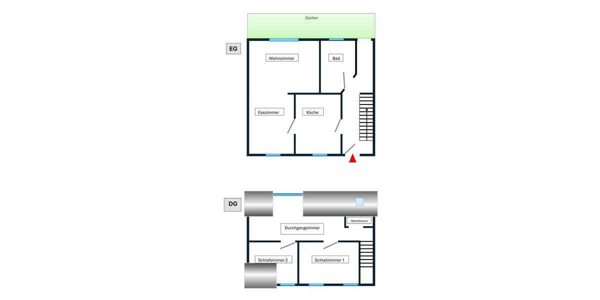 Reihenhaus Saarbrücken Dudweiler - 5 Zimmer, 110 m&sup2;, 95.000&euro; | Angebot:25232701