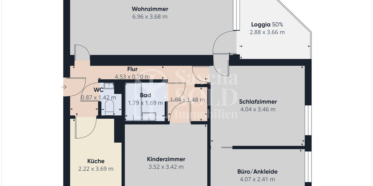 Helle 4ZKB Wohnung mit Weitblick - Südwest-Loggia und Garage - in Dudweiler - Etagenwohnung Saarbrücken Dudweiler | Angebot:25289682
