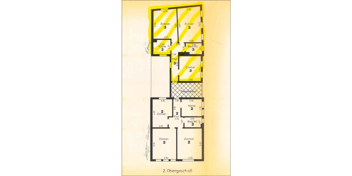 Etagenwohnung Völklingen - 2 Zimmer, 77 m&sup2;, 520&euro; | Angebot:25780708