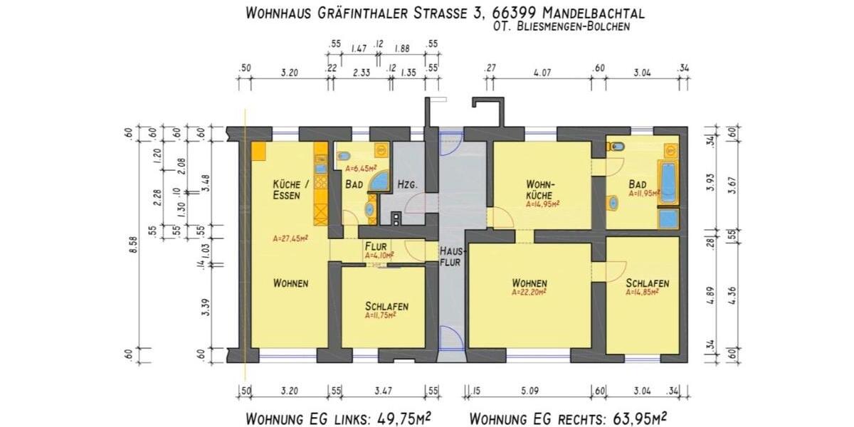 Mehrfamilienhaus, Wohnhaus Mandelbachtal - 330.000&euro; | Angebot:25612663