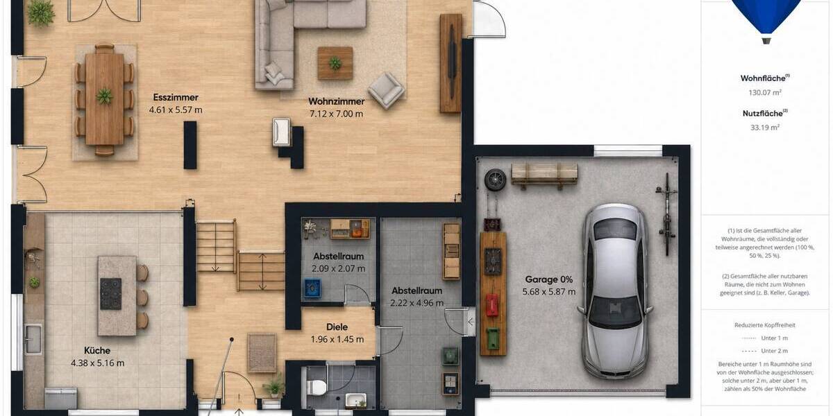 Einfamilienhaus Neunkirchen Kohlhof - 7 Zimmer, 330 m&sup2;, 1.250.000&euro; | Angebot:26569522