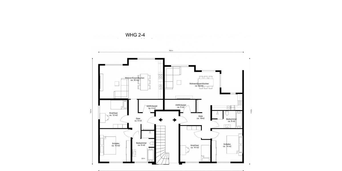 Etagenwohnung Riegelsberg - 3 Zimmer, 93 m&sup2;, 950&euro; | Angebot:25329301