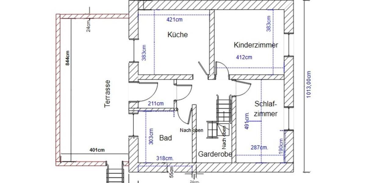Terrassenwohnung Saarbrücken Bübingen - 3.5 Zimmer, 110 m&sup2;, 850&euro; | Angebot:25875521