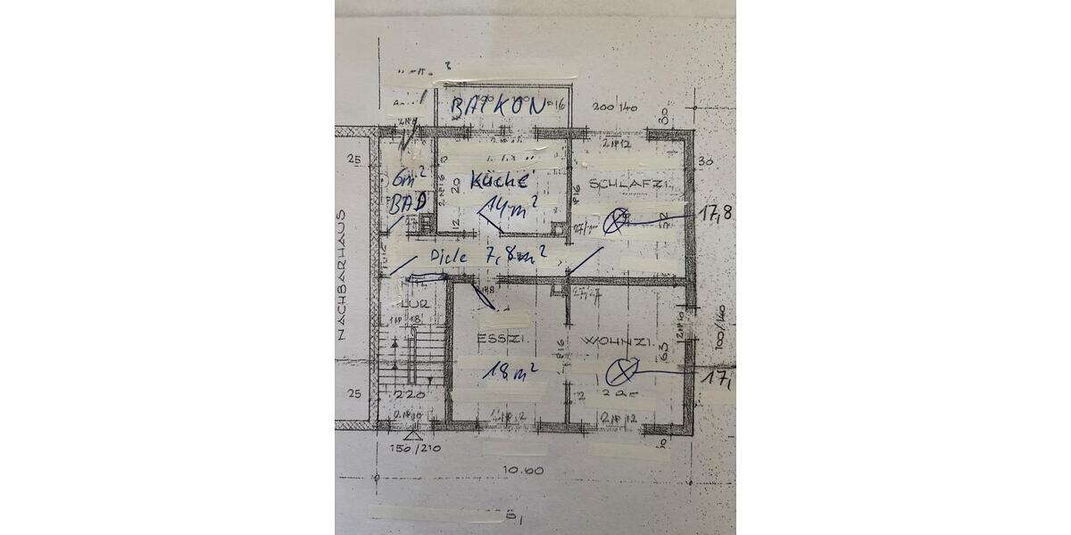 Etagenwohnung Neunkirchen - 3 Zimmer, 80 m&sup2;, 540&euro; | Angebot:25872535