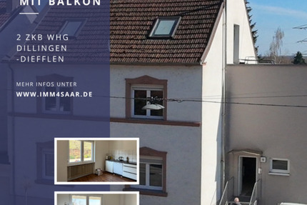 Wohnung Dillingen (Saar) - 2 Zimmer, 66 m&sup2;, 615&euro; | Angebot:25852883