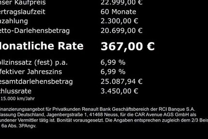 Renault Arkana 14.701 km 22.490 &euro; Saarbrücken 66115