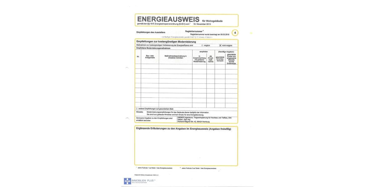 Etagenwohnung Homburg - 2 Zimmer, 60 m&sup2;, 990&euro; | Angebot:25889705