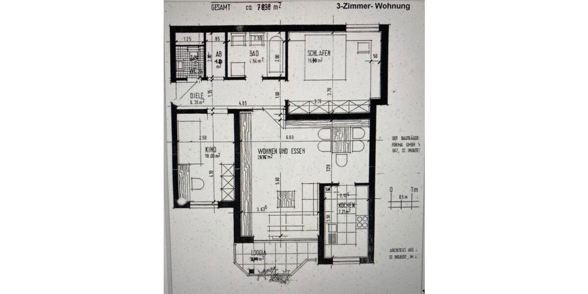 Etagenwohnung Sankt Ingbert - 3 Zimmer, 79 m&sup2;, 165.000&euro; | Angebot:26614879