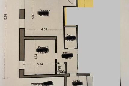 Wohnung Saarlouis - 3 Zimmer, 81 m&sup2;, 600&euro; | Angebot:25438294