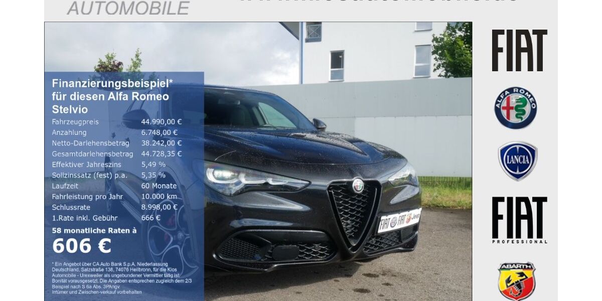 Alfa Romeo Stelvio 14.300 km 44.990 &euro; Marpingen 66646