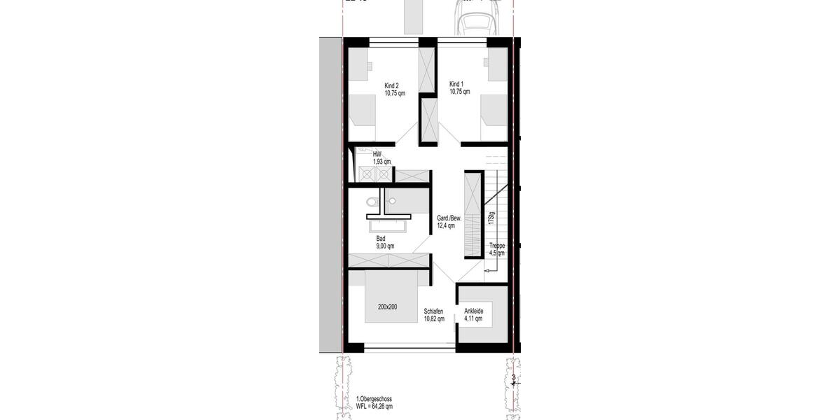 Maisonettenwohnung Saarbrücken Malstatt - 5 Zimmer, 117 m&sup2;, 1.800&euro; | Angebot:25866784