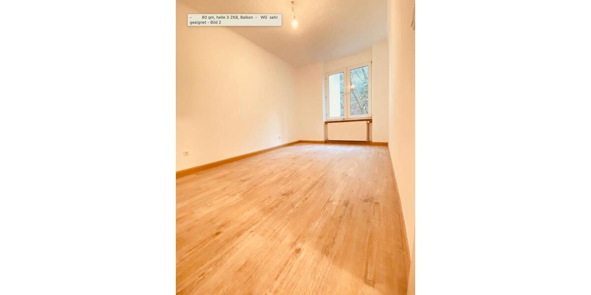Hochparterre Saarbrücken Neue Bremm - 3 Zimmer, 80 m&sup2;, 750&euro; | Angebot:26621805
