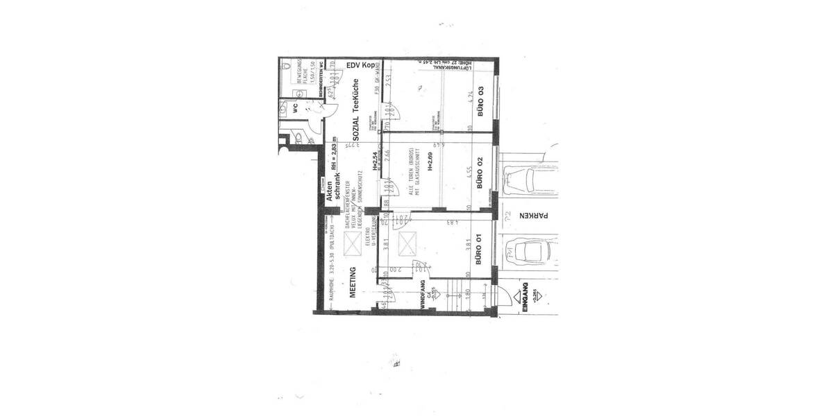 Gewerbeobjekt Saarbrücken Malstatt - 4 Zimmer, 160 m&sup2;, 1.250&euro; | Angebot:25666351