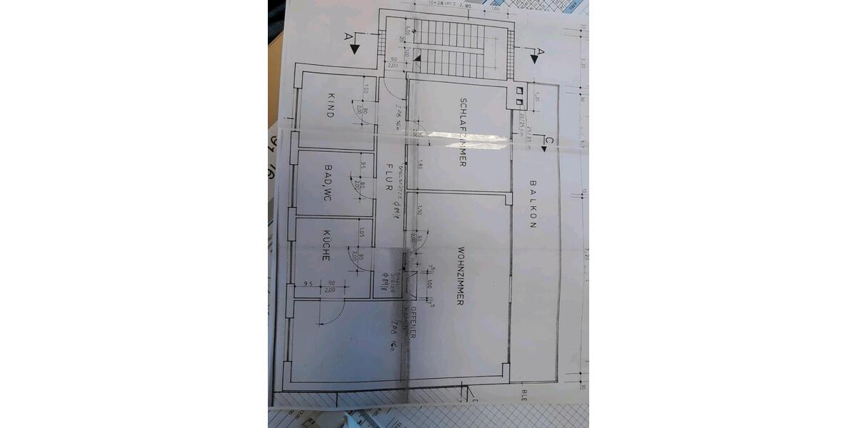 Etagenwohnung Schiffweiler - 4 Zimmer, 100 m&sup2;, 690&euro; | Angebot:25905779