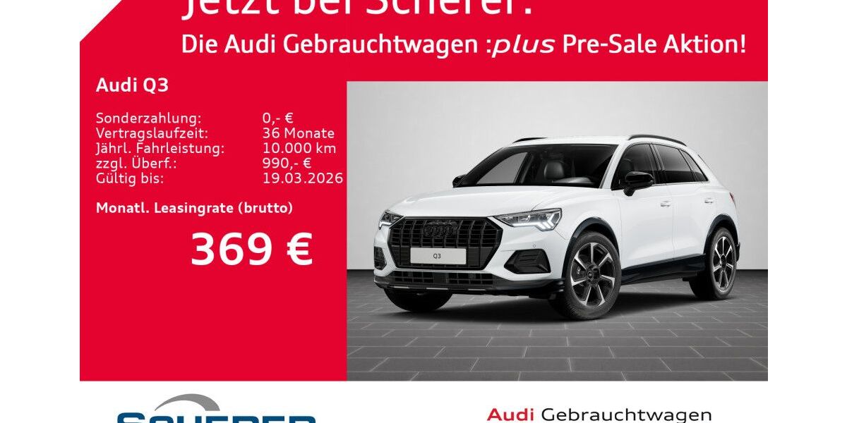 Audi Q3 9.935 km 42.990 &euro; Homburg 66424