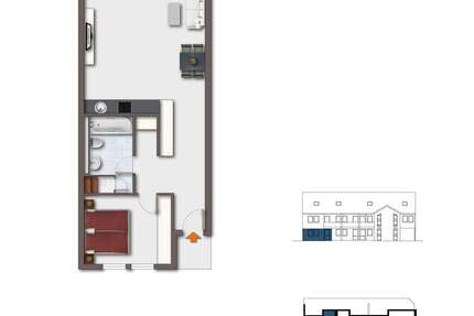 Wohnung Saarbrücken Malstatt - 2 Zimmer, 67 m&sup2;, 575&euro; | Angebot:25381324