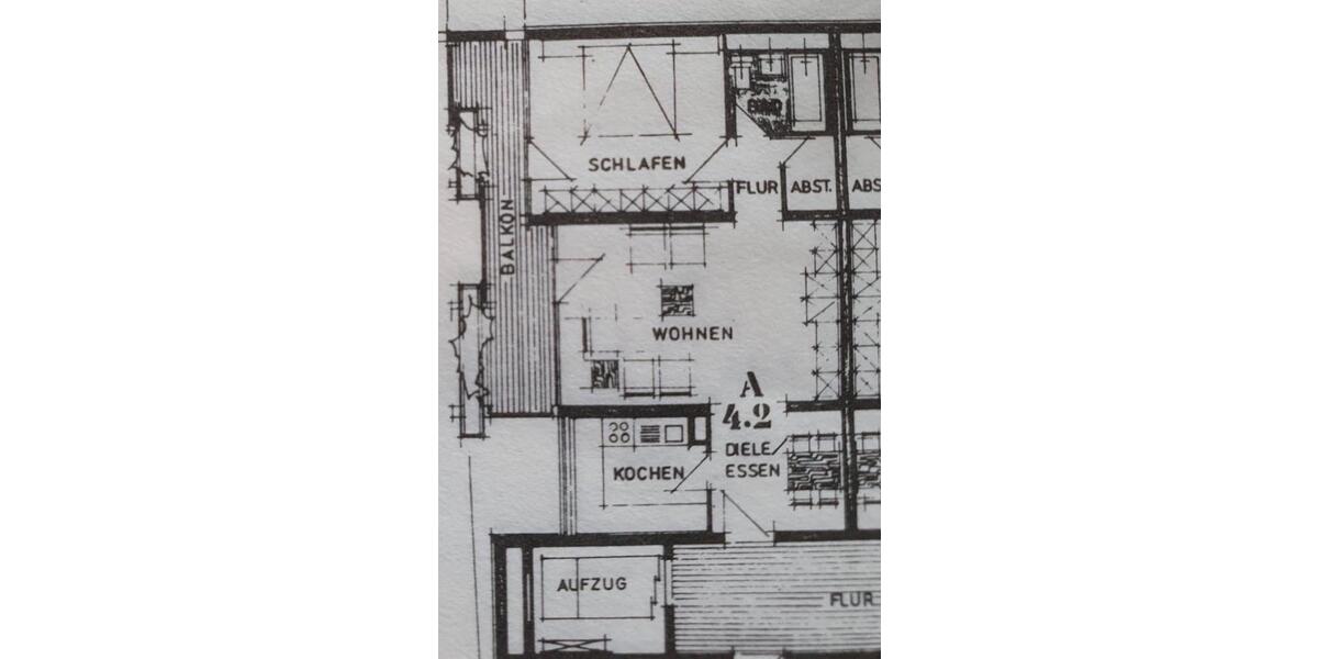 Etagenwohnung Saarbrücken Eschberg - 2 Zimmer, 64 m&sup2;, 575&euro; | Angebot:25445282