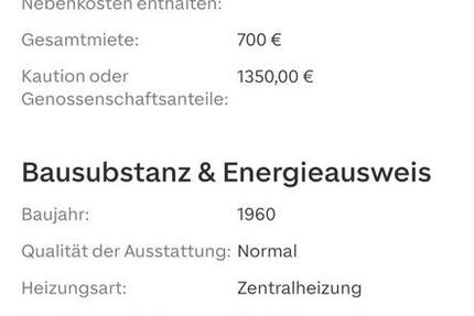 Wohnung Saarbrücken Malstatt - 3 Zimmer, 65 m&sup2;, 850&euro; | Angebot:25104572