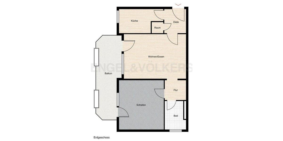 Etagenwohnung Saarbrücken Kieselhumes - 2 Zimmer, 55 m&sup2;, 693&euro; | Angebot:26675828