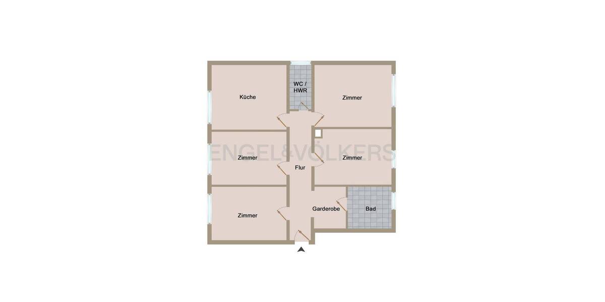 Etagenwohnung Saarbrücken Scheidt - 4 Zimmer, 126 m&sup2;, 189.000&euro; | Angebot:26274893