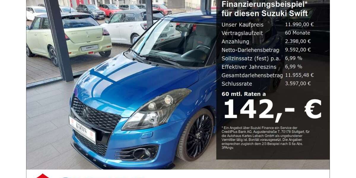 Suzuki Swift 88.577 km 11.990 &euro; Lebach 66822