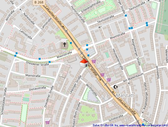 Etagenwohnung Saarbrücken Malstatt - 4 Zimmer, 90 m&sup2;, 680&euro; | Angebot:25422125