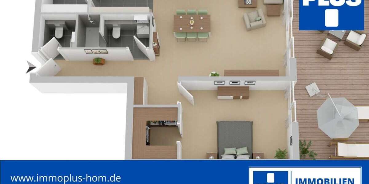 Etagenwohnung Waldmohr - 3 Zimmer, 102 m&sup2;, 349.000&euro; | Angebot:21578314