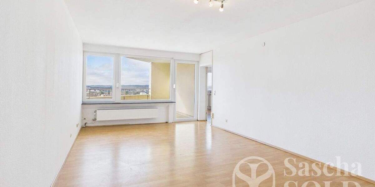 Helle 4ZKB Wohnung mit Weitblick - Südwest-Loggia und Garage - in Dudweiler - Etagenwohnung Saarbrücken Dudweiler | Angebot:25289682