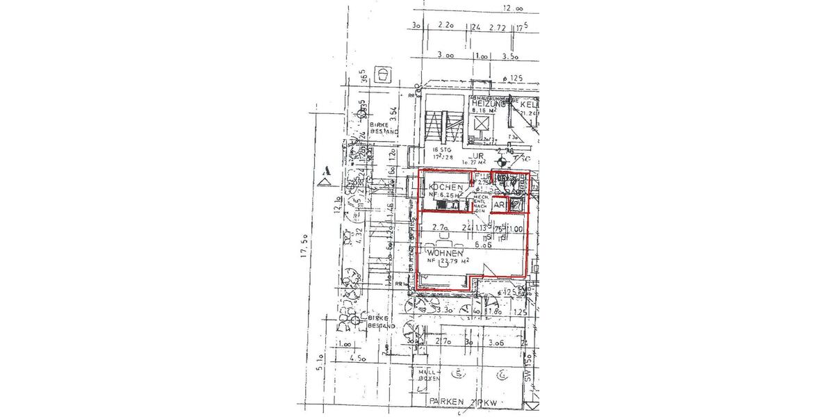 Etagenwohnung Saarbrücken Kieselhumes - 1 Zimmer, 36 m&sup2;, 89.000&euro; | Angebot:27296241