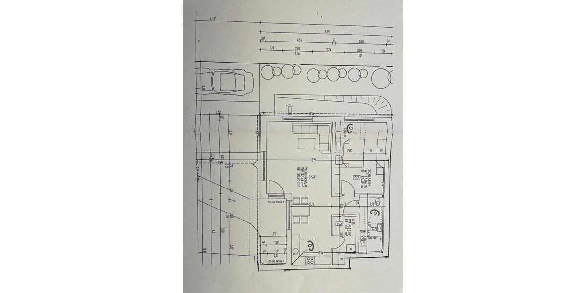 Erdgeschoßwohnung Heusweiler - 2 Zimmer, 67 m&sup2;, 660&euro; | Angebot:26619276