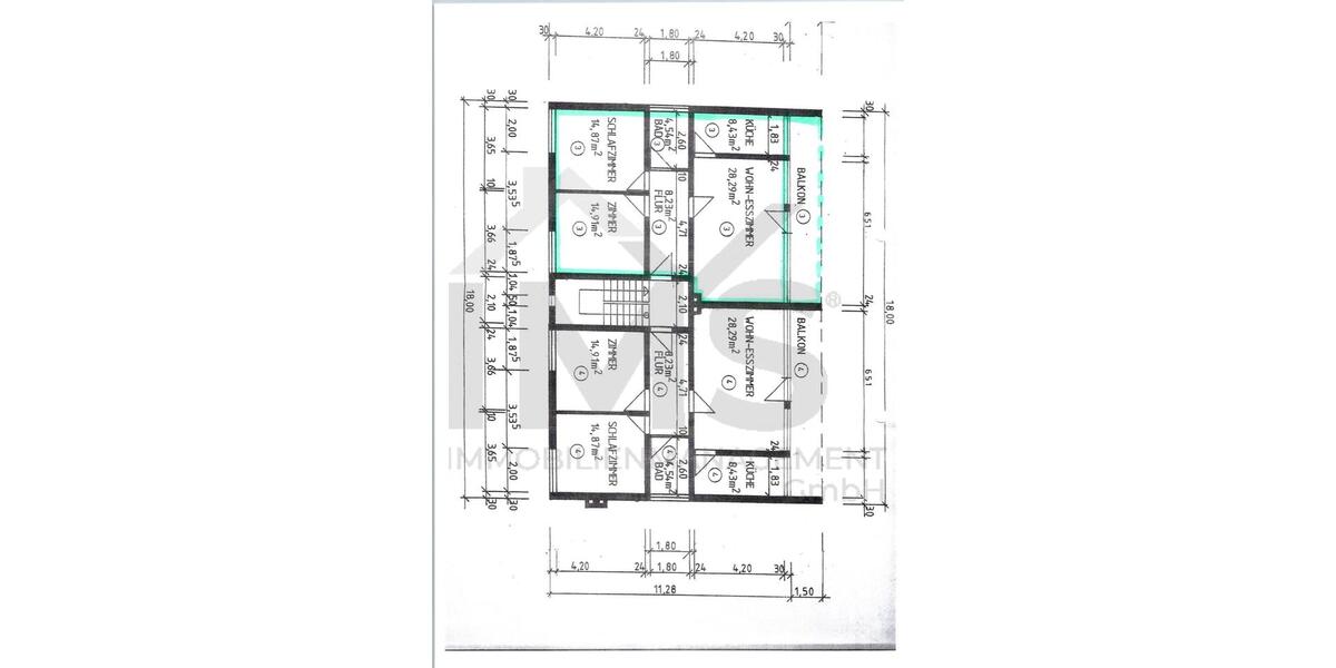 Etagenwohnung Lebach - 3 Zimmer, 80 m&sup2;, 600&euro; | Angebot:26634089