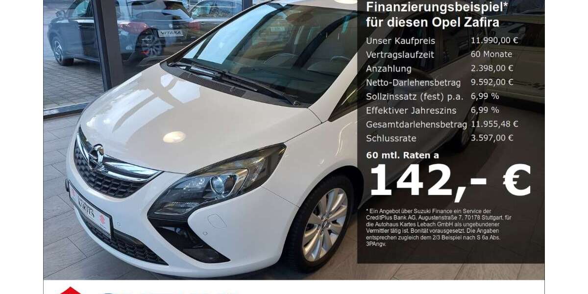 Opel Zafira 115.000 km 11.990 &euro; Lebach 66822
