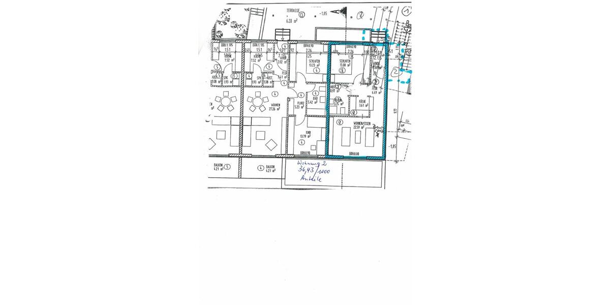 Etagenwohnung Riegelsberg - 2 Zimmer, 55 m&sup2;, 129.000&euro; | Angebot:25478585