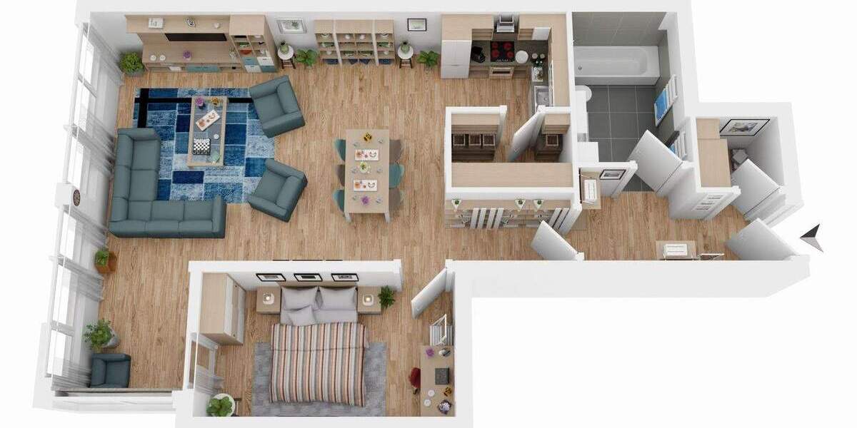 Etagenwohnung Püttlingen - 2 Zimmer, 72 m&sup2;, 169.000&euro; | Angebot:25835477