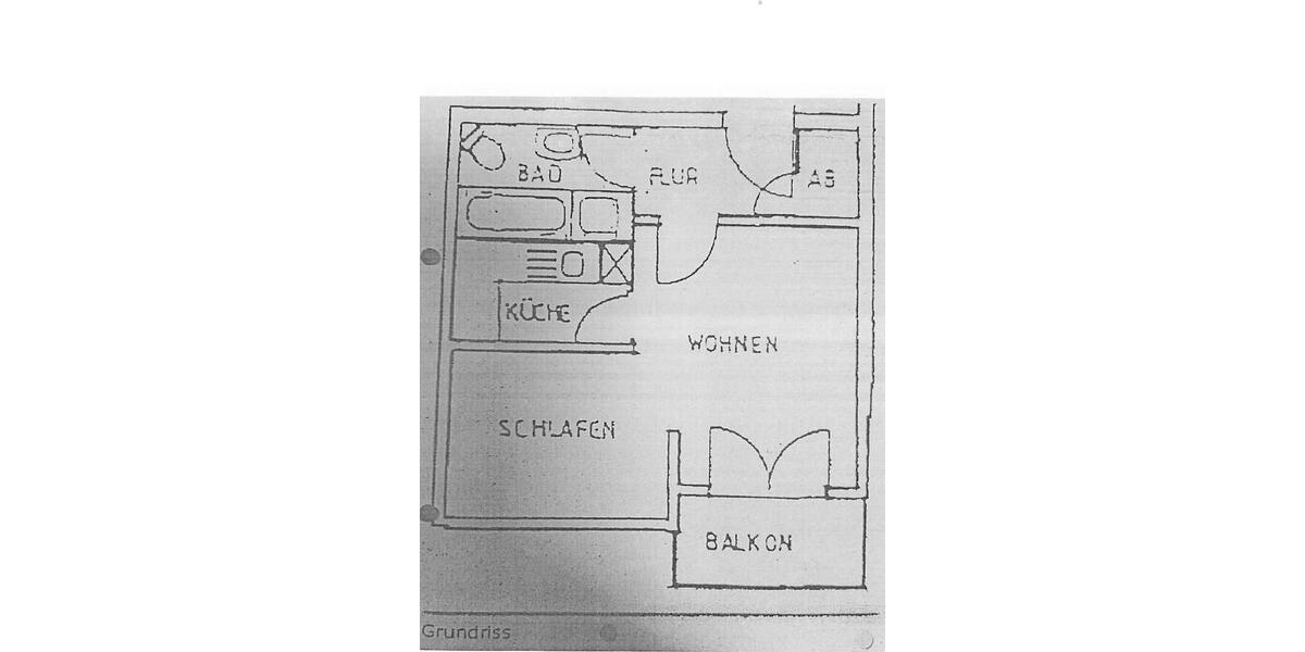 Erdgeschoßwohnung Neunkirchen - 1.5 Zimmer, 35 m&sup2;, 400&euro; | Angebot:26689392