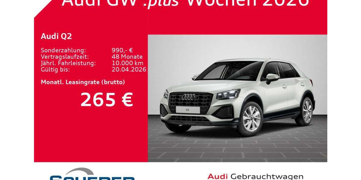 Audi Q2 7.940 km 32.990 &euro; Saarbrücken 66115